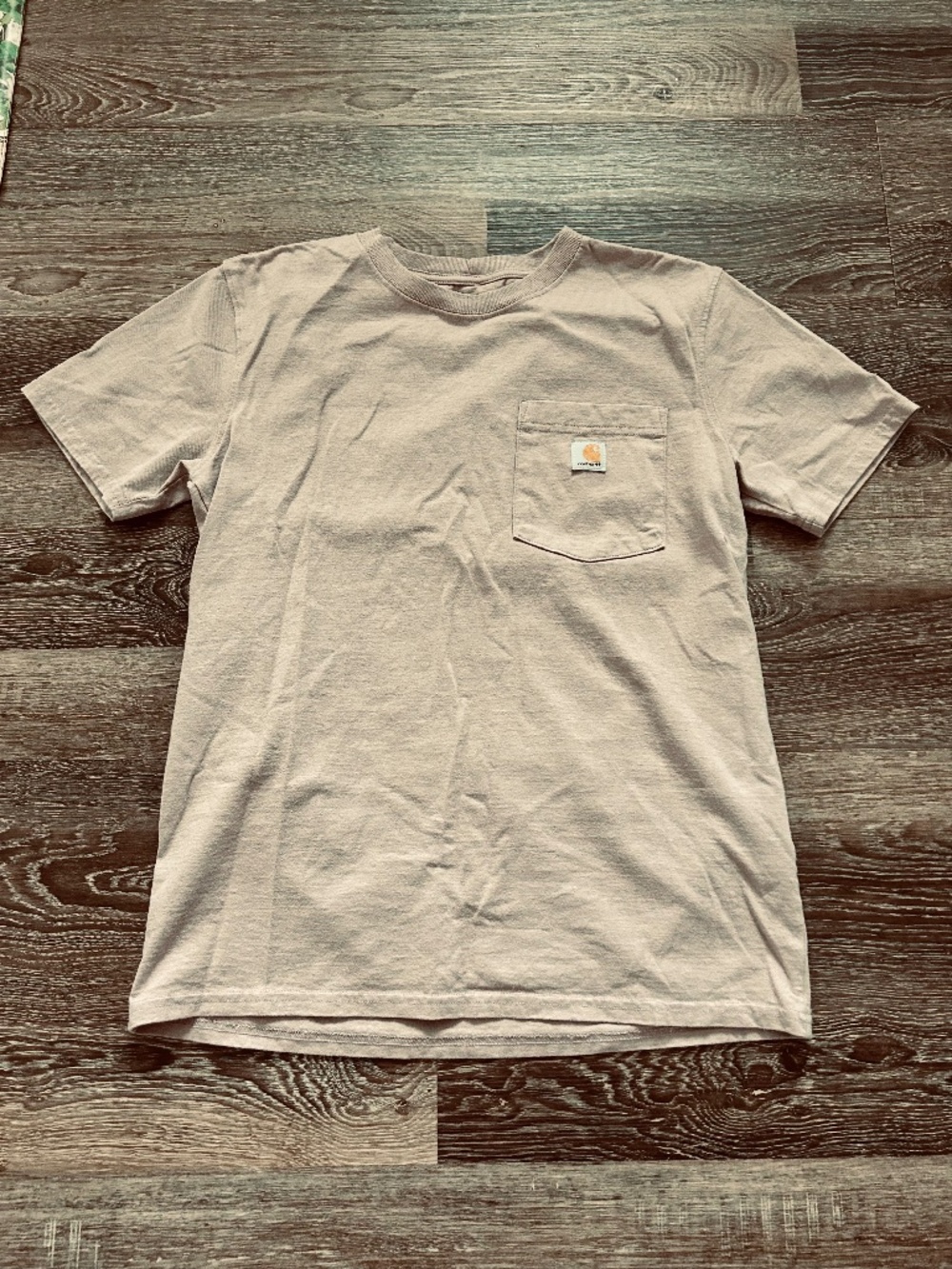 Carhartt Men’s Loose Fit Heavyweight Short Sleeve Pocket T-shirt dusty pink Sz S